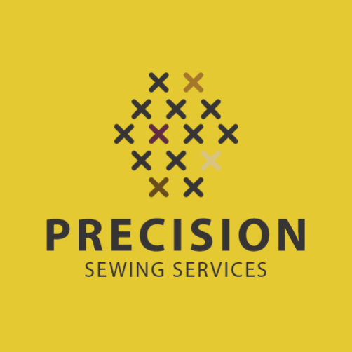 precision sewing services logo